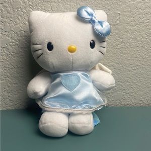 Hello Kitty Plush RARE blue heart
